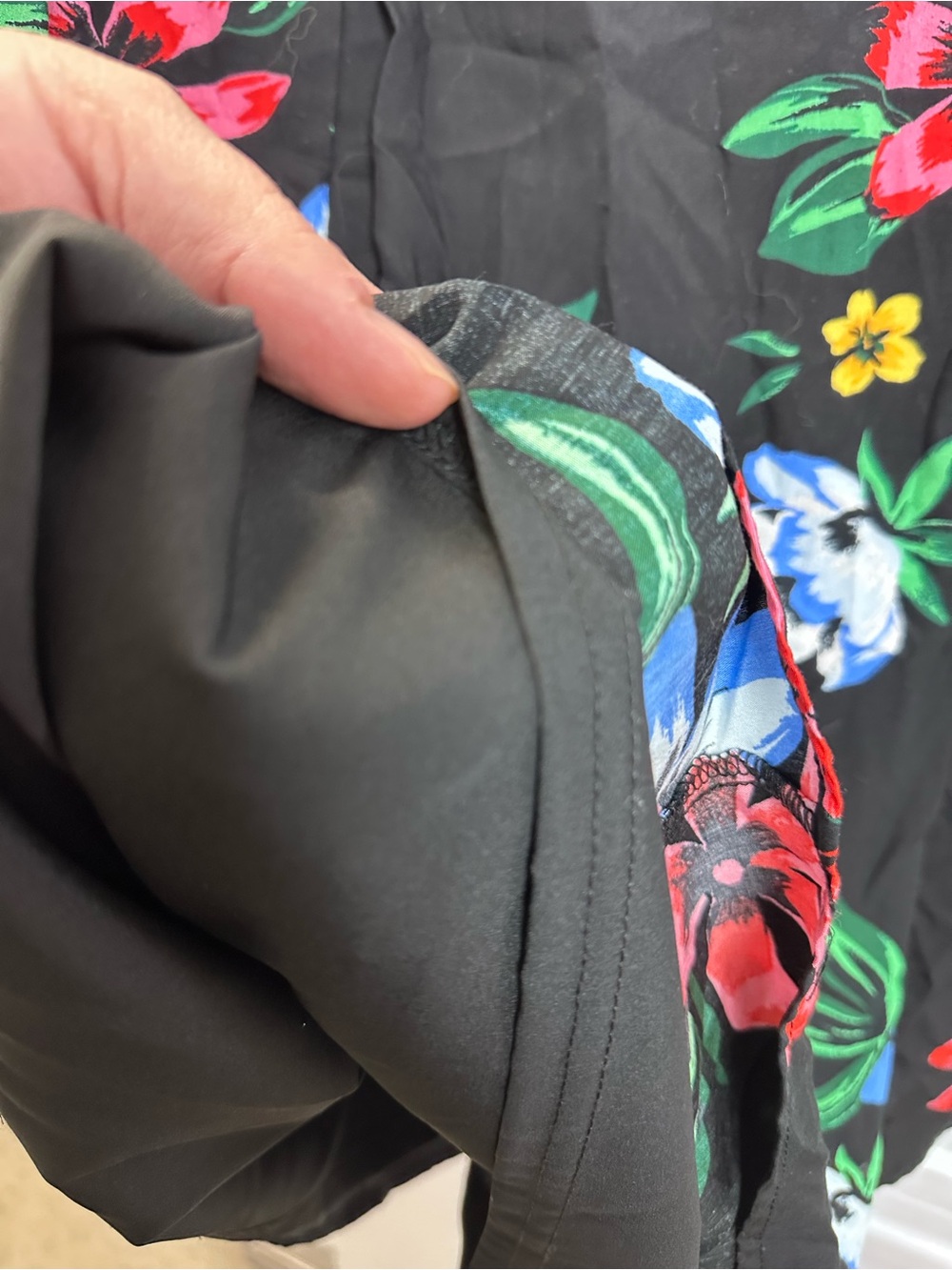 OLD NAVY Black Floral Sleeveless Dress - Picture 6 of 11